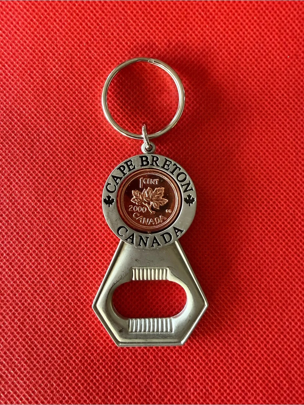 Vintage Lucky Penny (yr 2000) Cape Breton 🇨🇦 Keyring Bottle Opener - Collectors! - Picture 6 of 7